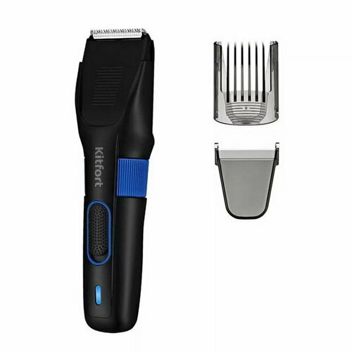 Машинка для стрижки КТ-3130-3 36 Вт 2 насадки АКБ чёрно-синяя 263100₽
