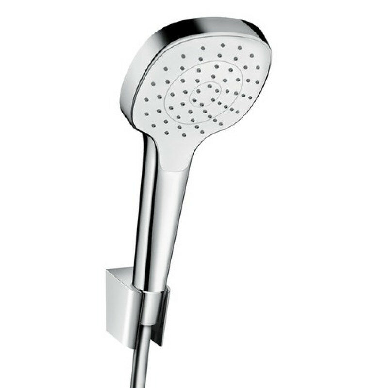 Душевой гарнитур Hansgrohe Croma Select E 1jet/Port 26412400 цвет хром/белый