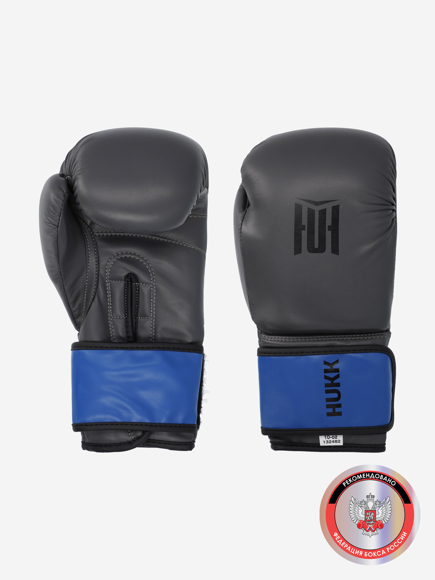 Перчатки боксерские Hukk Train Серый; RUS: 10 oz, Ориг: 10oz