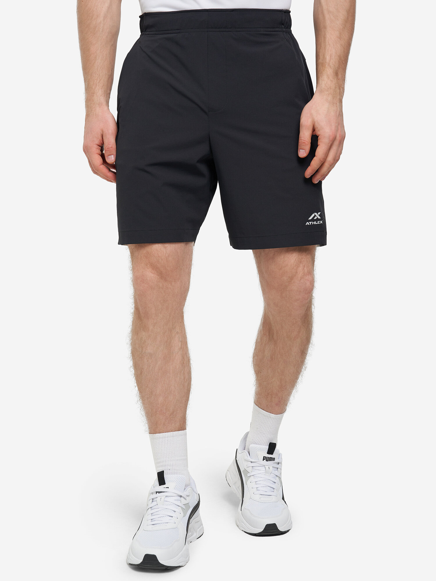 Шорты ATHLEX, размер 60-62, черный
