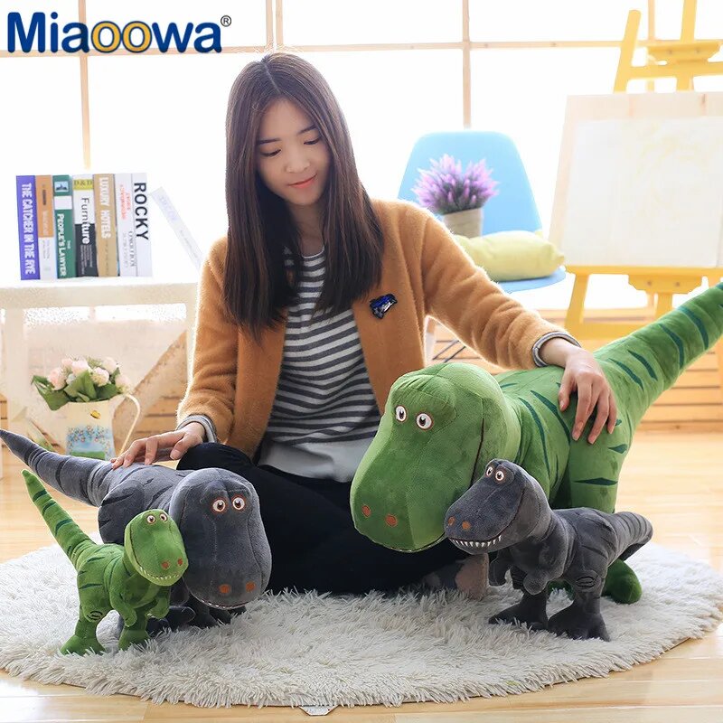Мягкая игрушка динозавр MIAOOWA 40 см, green, 40cm, Унисекс — фото 1