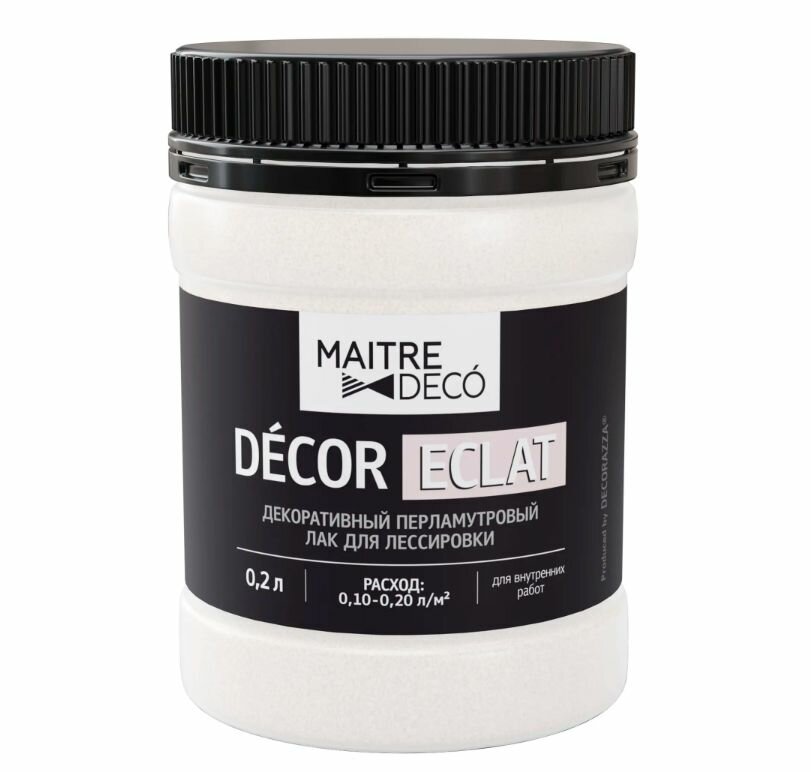 Лак перламутровый Maitre Deco Dcor Eclat 0 2 л цвет жемчужный