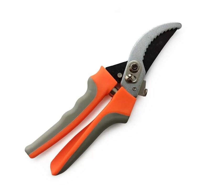 фото Секатор садовый, прививочный секатор, универсальный, с храповым механизмом