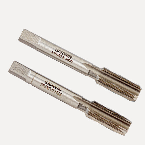 Изображение товара GARWIN INDUSTRIAL GM-TF080050 Метчики ручные Mf8x0.5, DIN 2181, HSS, 6H, комплект из 2 штук
