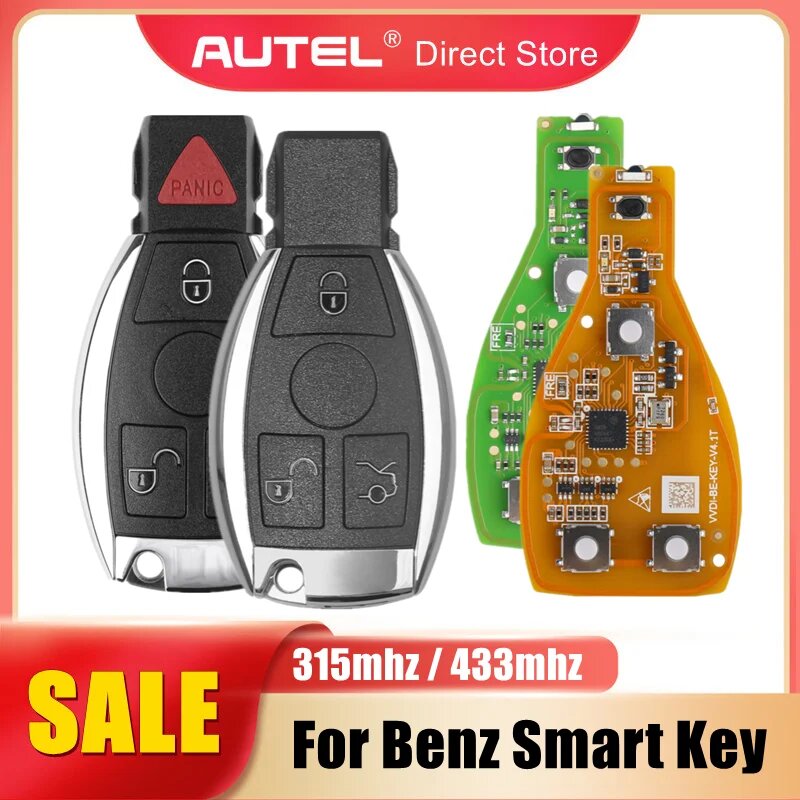 Улучшенная версия VVDI BE Key Pro для универсального ключа Benz работает с программатором ключей Autel IM508 IM608 IM608 PRO (без логотипа), 1Set 3ButtonsG — фото 1