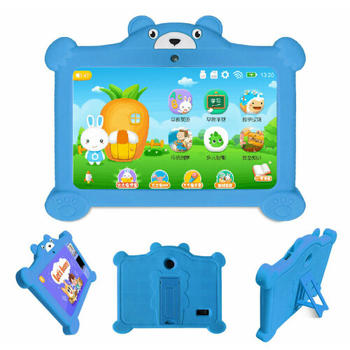 BDF T75 Свободный мультфильм медведь модель резиновые рукава Детский планшет Лучший выбор для игр образования подарков 464ГБ 689900₽