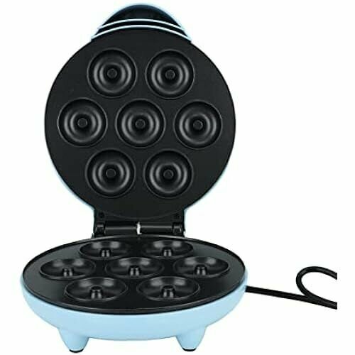 Электрический пончик HURRISE пончик портативный легко снимается многофункциональный предотвращает прилипание 1000 Вт для дома синий 1724600₽