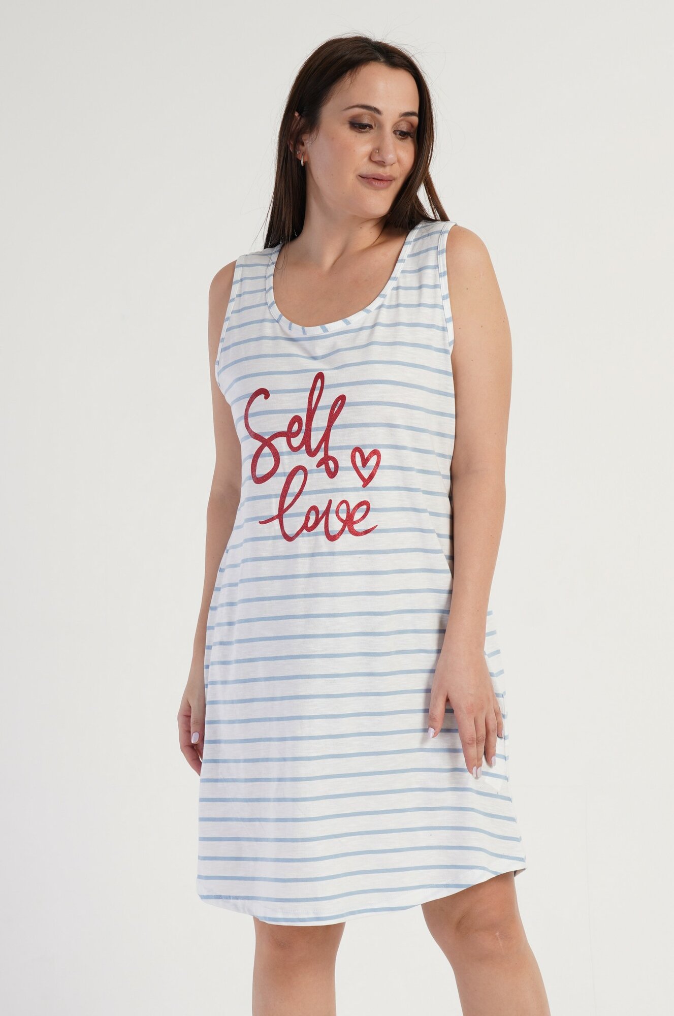 Туника Vienetta, размер 58, белый — фото 1