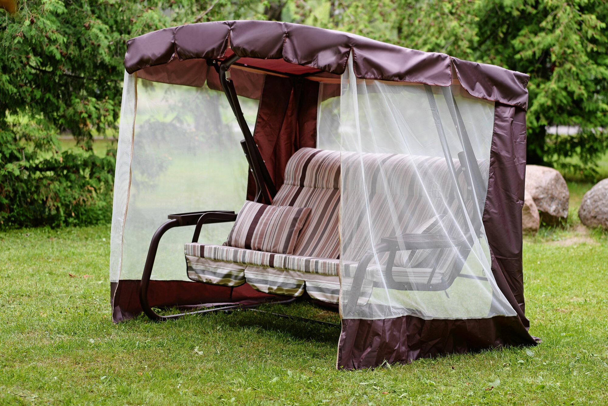 Качели садовые Турин-2 c1500 236х138х181 см.