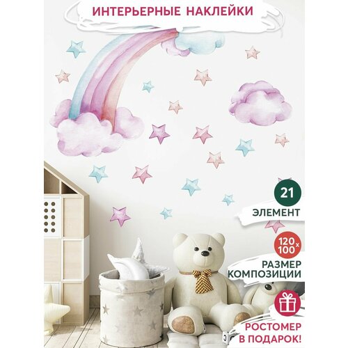 Наклейки на стену детские для декора интерьерные
