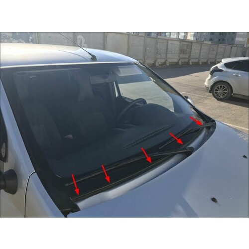 Уплотнитель лобового стекла (нижний) LADA Largus, Renault Logan / Тольятти