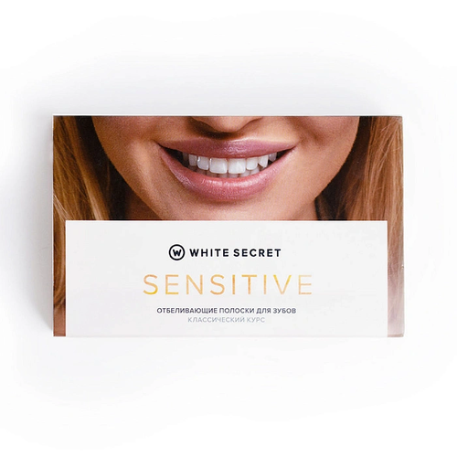Отбеливающие полоски White Secret Sensitive, 14 пар