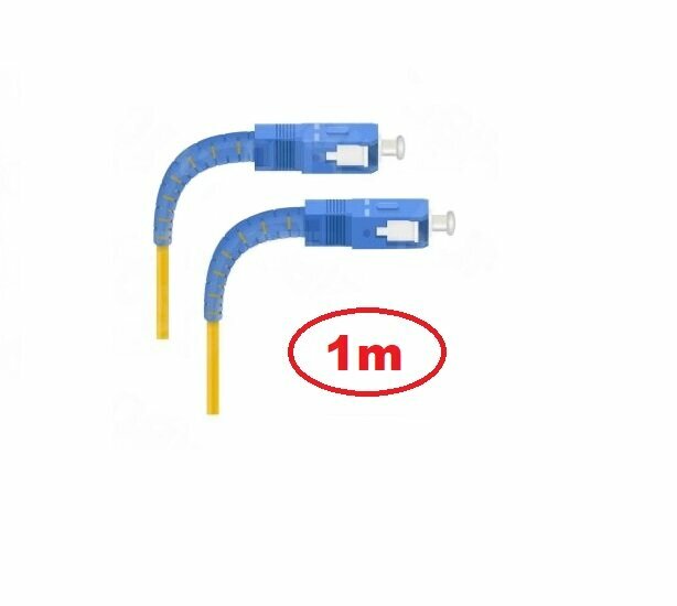 Патч-корд оптический simplex SC/UPC SM 1m 1 шт