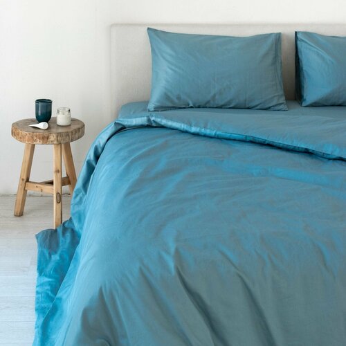 Постельное белье 2 сп сатин Feresa Hygge стентель/ALSÄCKMAL , пододеяльник 200х200, наволочки 50x70 (2 шт), аналог икеа