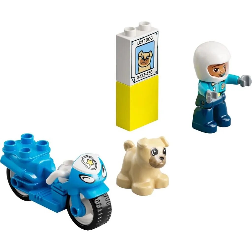 Конструктор LEGO Duplo Полицейский мотоцикл 10967