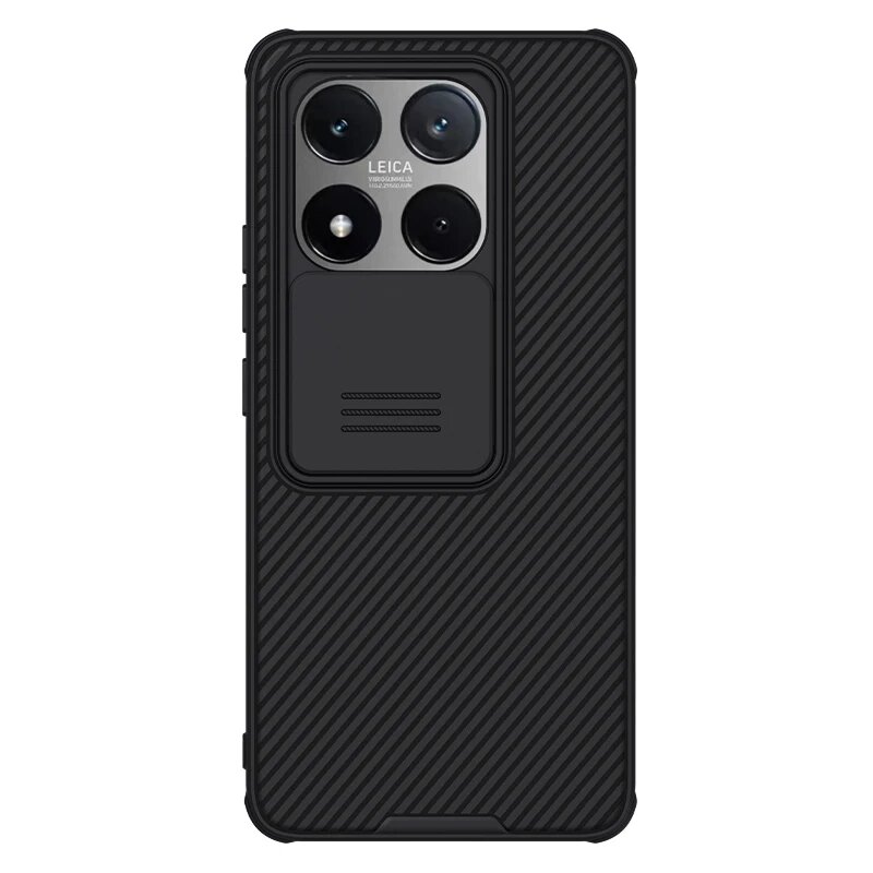Чехол для Xiaomi 14T Pro / 14T, противоударный чехол NILLKIN CamShield Pro, защита конфиденциальности, слайдер, чехол для камеры с занавеской для камеры, Black, For Xiaomi 14T