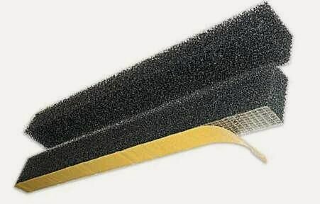 Изображение товара Уплотнитель кровельный самоклеящийся вентилируемый 20х40мм 1м (50шт) универсальный дышащий (НЕ поролон)