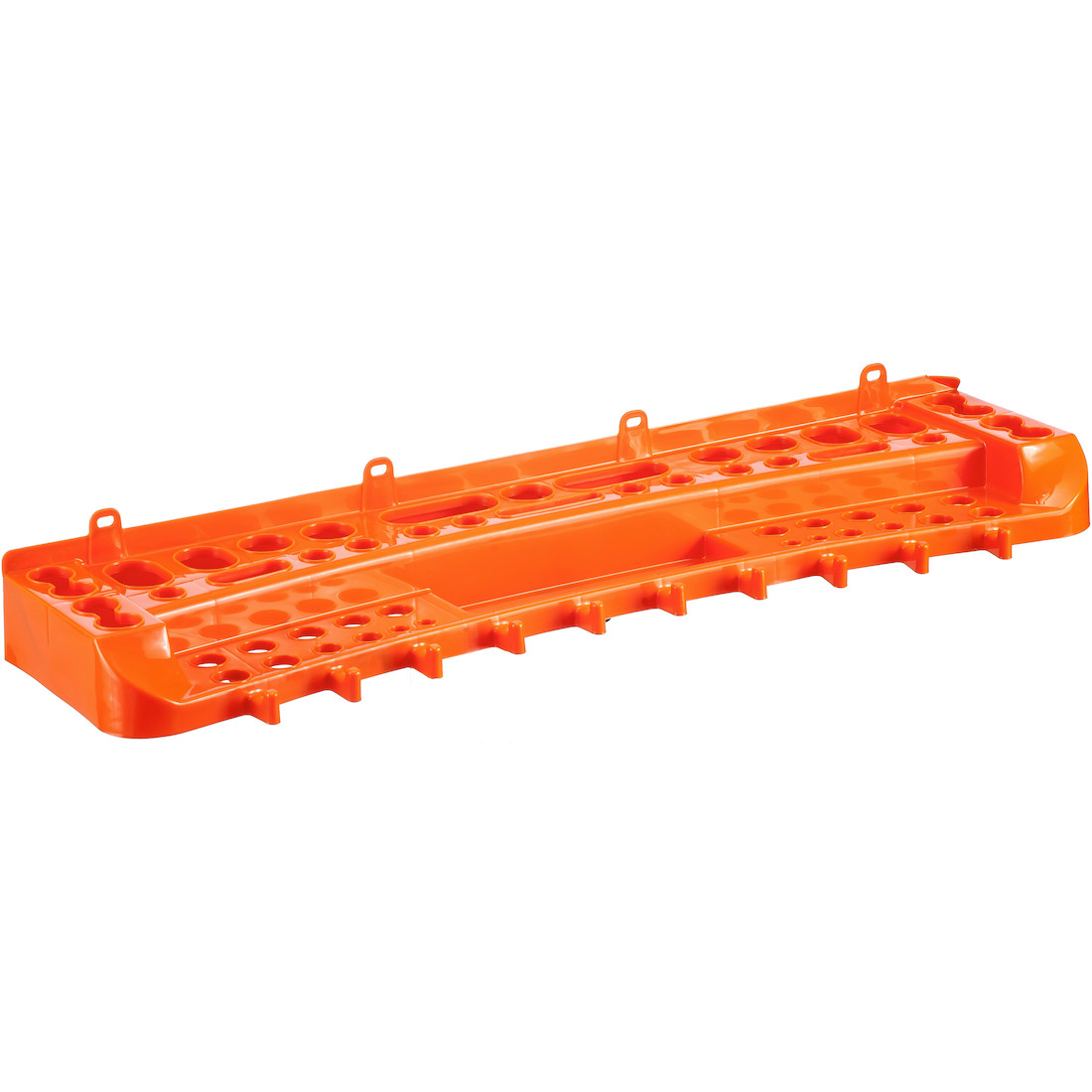 Полка настенная для инструментов IDEA пластиковая 600 мм оранжевая (М2971) — фото 1