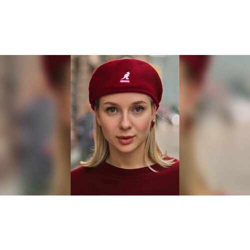 фото Берет kangol для мужчин и женщин, размер l, бордовый