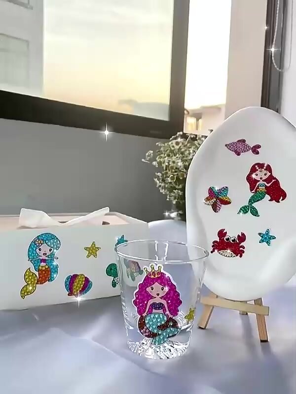 Алмазная мозаика стикеры 16 шт. — фото 1