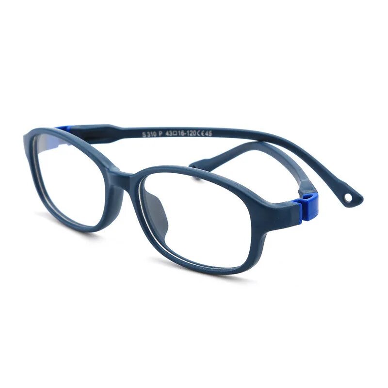 Детские круглые очки WarBLade синего света DARK BLUE, Синий, Синий
