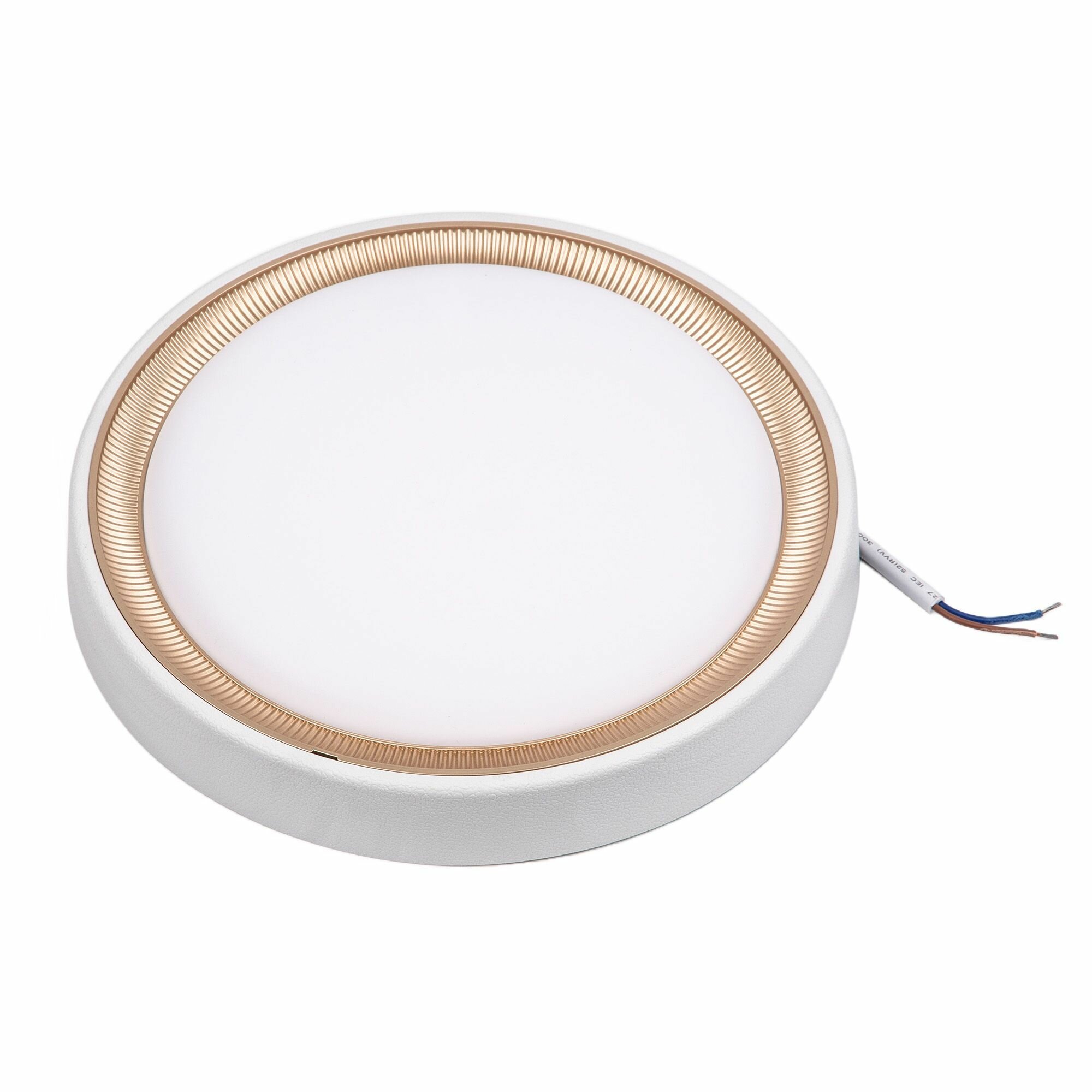 Светильник 24W Белый UL-00012355 ULW-Q281 24W-6500K-F20 IP65 WHITE круглый накладной белый со сменными рамками Volpe