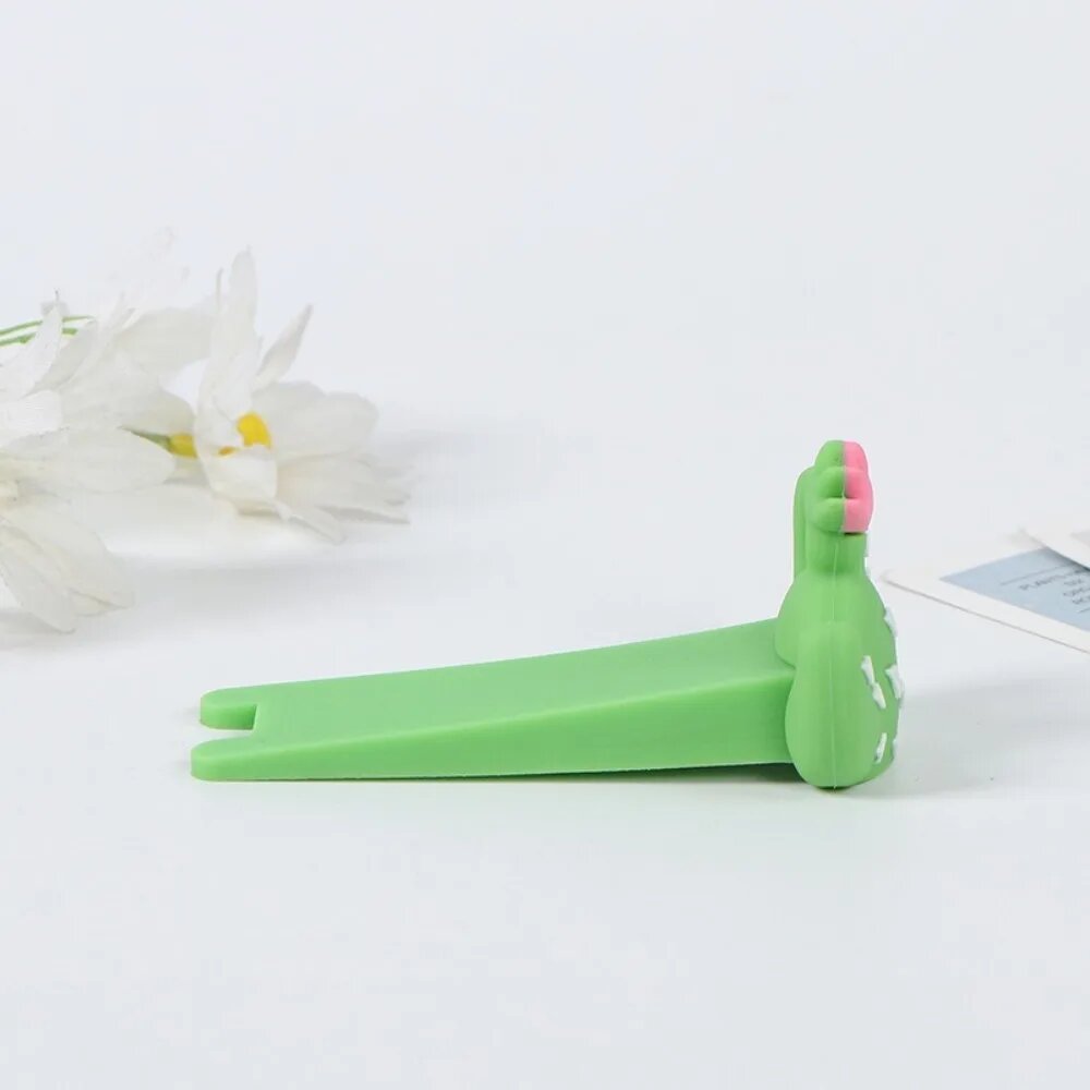 Силиконовый дверной стопор green cactus
