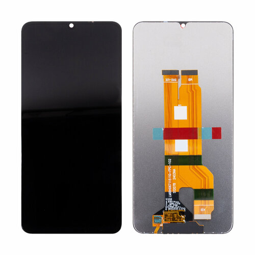 Дисплей для Realme Note 60/60x в сборе с тачскрином Черный - (OR)