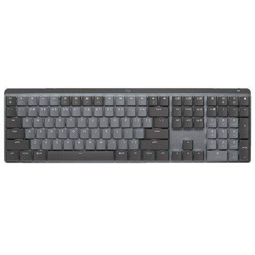 Беспроводная двухрежимная механическая клавиатура Logitech MX Mechanical Business серая Blue Switch 13443₽