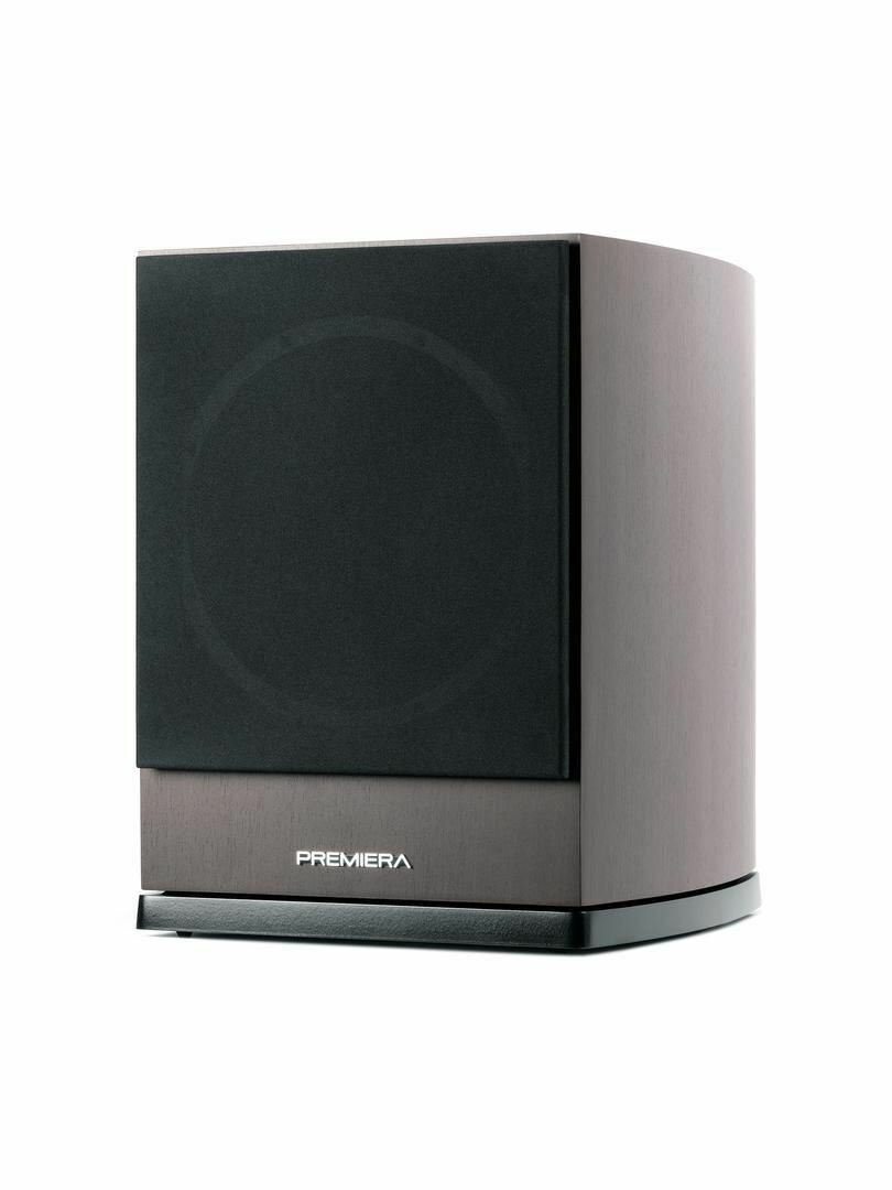 Сабвуфер Premiera DS-10SA, активный Hi-Fi, фазоинверторный, коричневый, 20-150 Гц