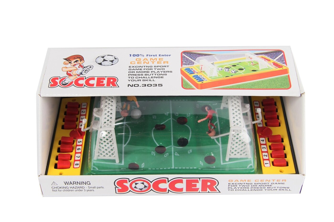 Игра настольная футбол в дисплее