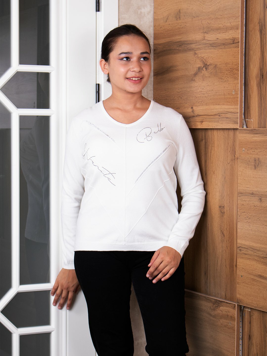 Свитер размер One Size, , белый, — фото 1