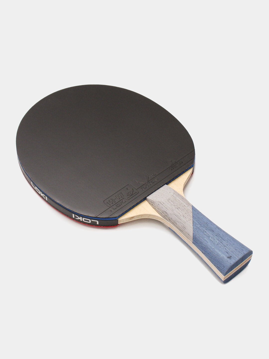 Набор для настольного тенниса General Fitness, в чехле, коническая ручка, чёрный/красный — фото 1