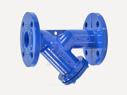 Изображение товара Фильтр сетчатый Y-образный чугун Ду 150 Ру16 Тмакс=300 oC фл со сливной пробкой Benarmo