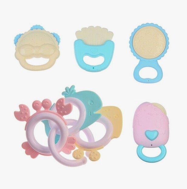 Игрушка погремушка для детей набор 5шт цвет Микс 0+ — фото 1