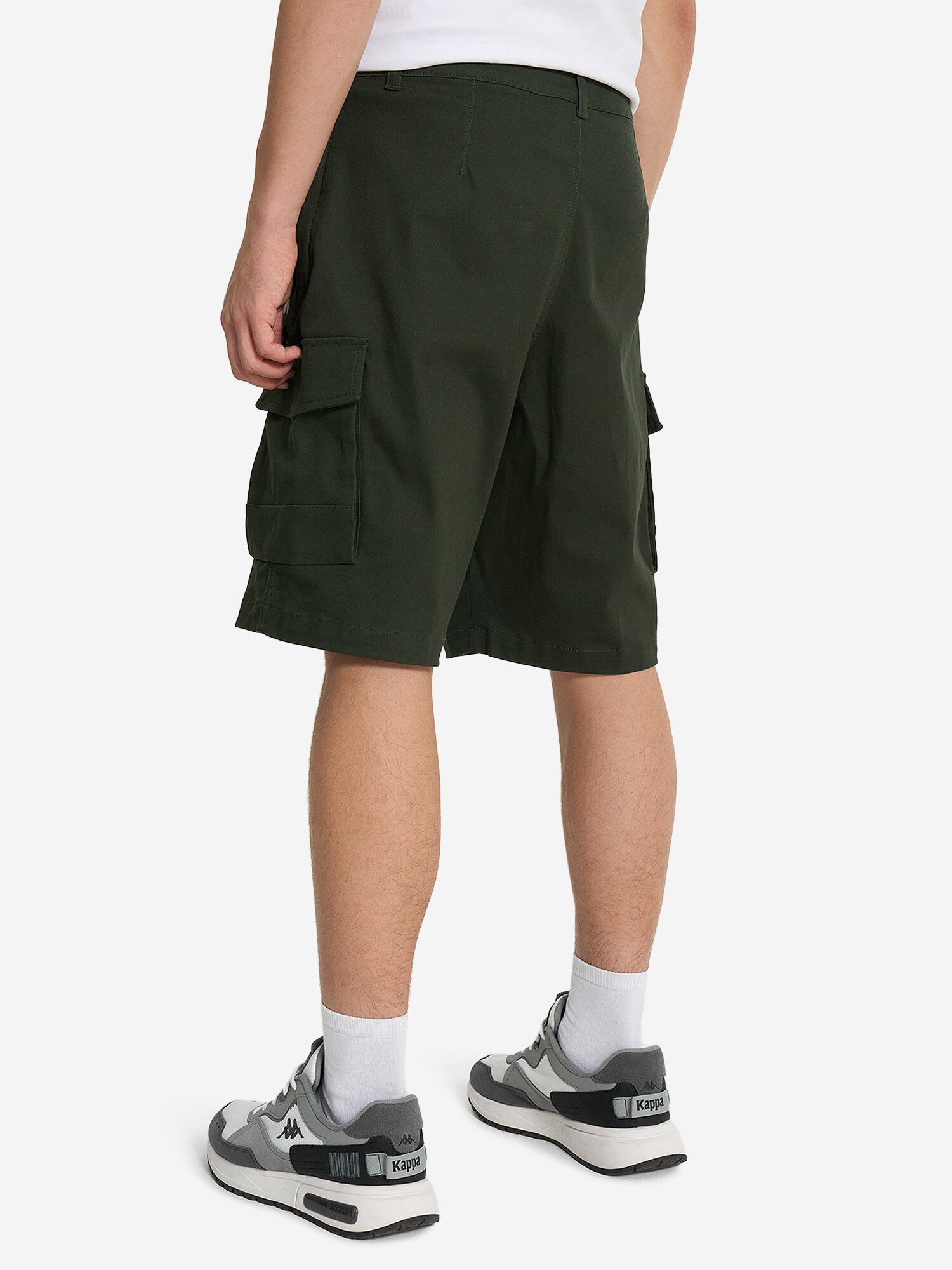 Шорты спортивные Kappa, размер 44-46, зеленый — фото 1