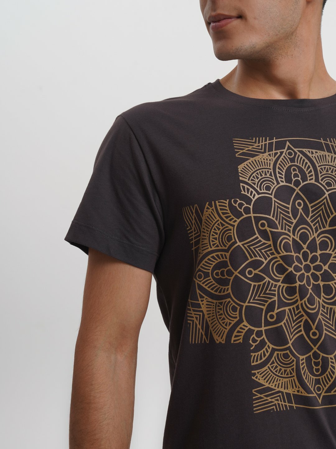 Футболка коричневая, размер 2XL — фото 1