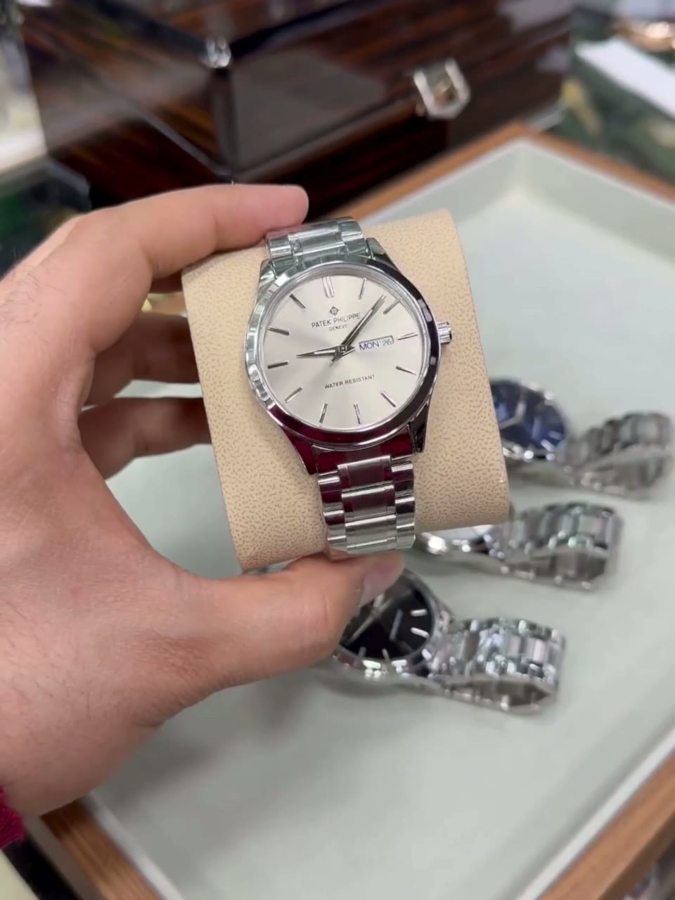 Наручные часы Patek Philippe Classic, зеленый — фото 1