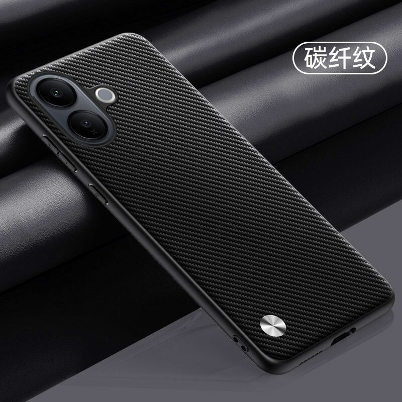 Для iQOO Z10R кожаный жесткий чехол, матовый противоударный жесткий чехол для Vivo V60 Lite 5G