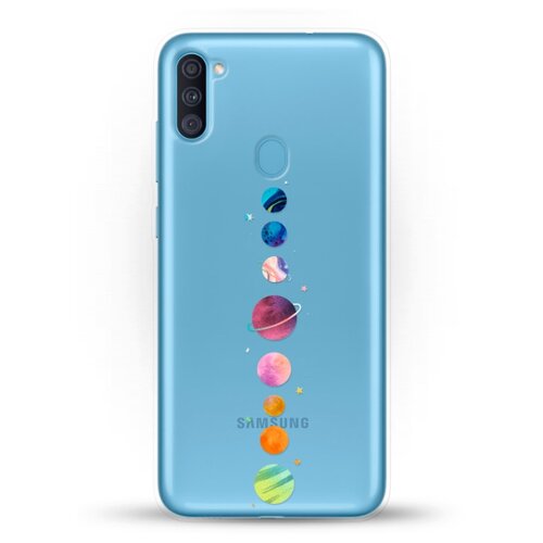 фото Силиконовый чехол планеты на samsung galaxy a11 andy & paul
