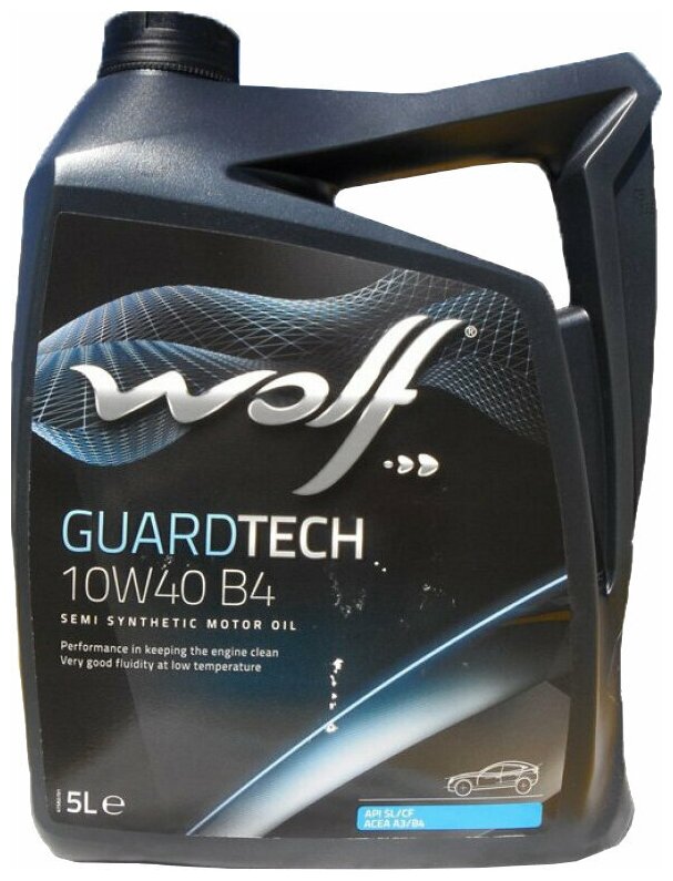 Синтетическое моторное масло Wolf Guardtech 10W40 B4