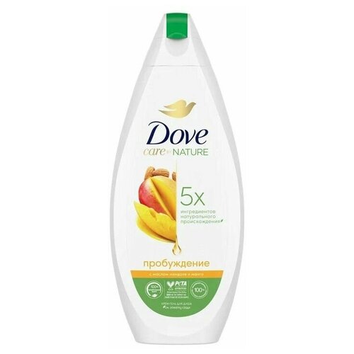 Dove Крем-гель для душа Манго и миндаль, 250 мл