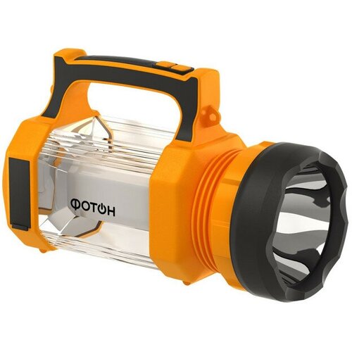 фото Фонарь-прожектор фотон аккумуляторный led 13вт оранжевый