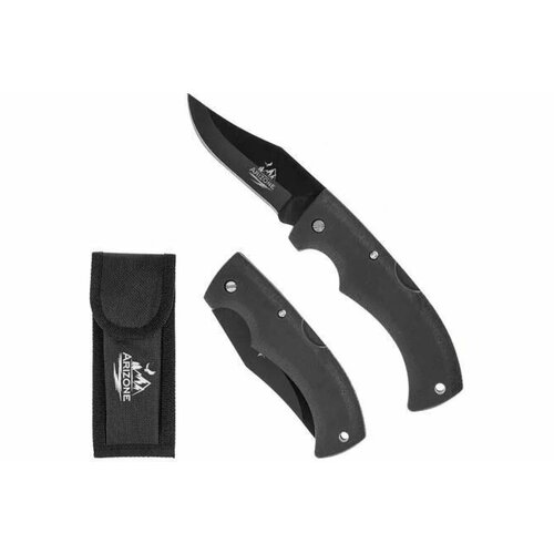 Нож складной туристический + чехол, 21 см, блистер, ARIZONE (28-220009) (28-220009)