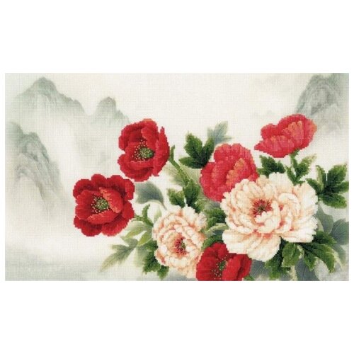 фото Риолис набор для вышивания восточный букет 50 x 30 см (0050 рт)