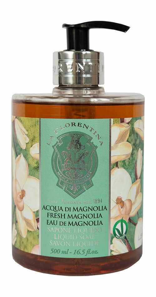 LA FLORENTINA Fresh Magnolia Мыло для тела жидкое Свежая Магнолия, 500 мл