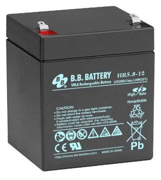 Аккумуляторная батарея B.B. Battery HR5.8-12 12В 5.8 А·ч