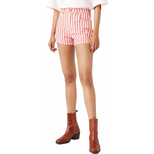 Шорты Wrangler, размер 31, розовый summer new high waist personalized bonded denim shorts streetwear women women jeans shorts cotton high