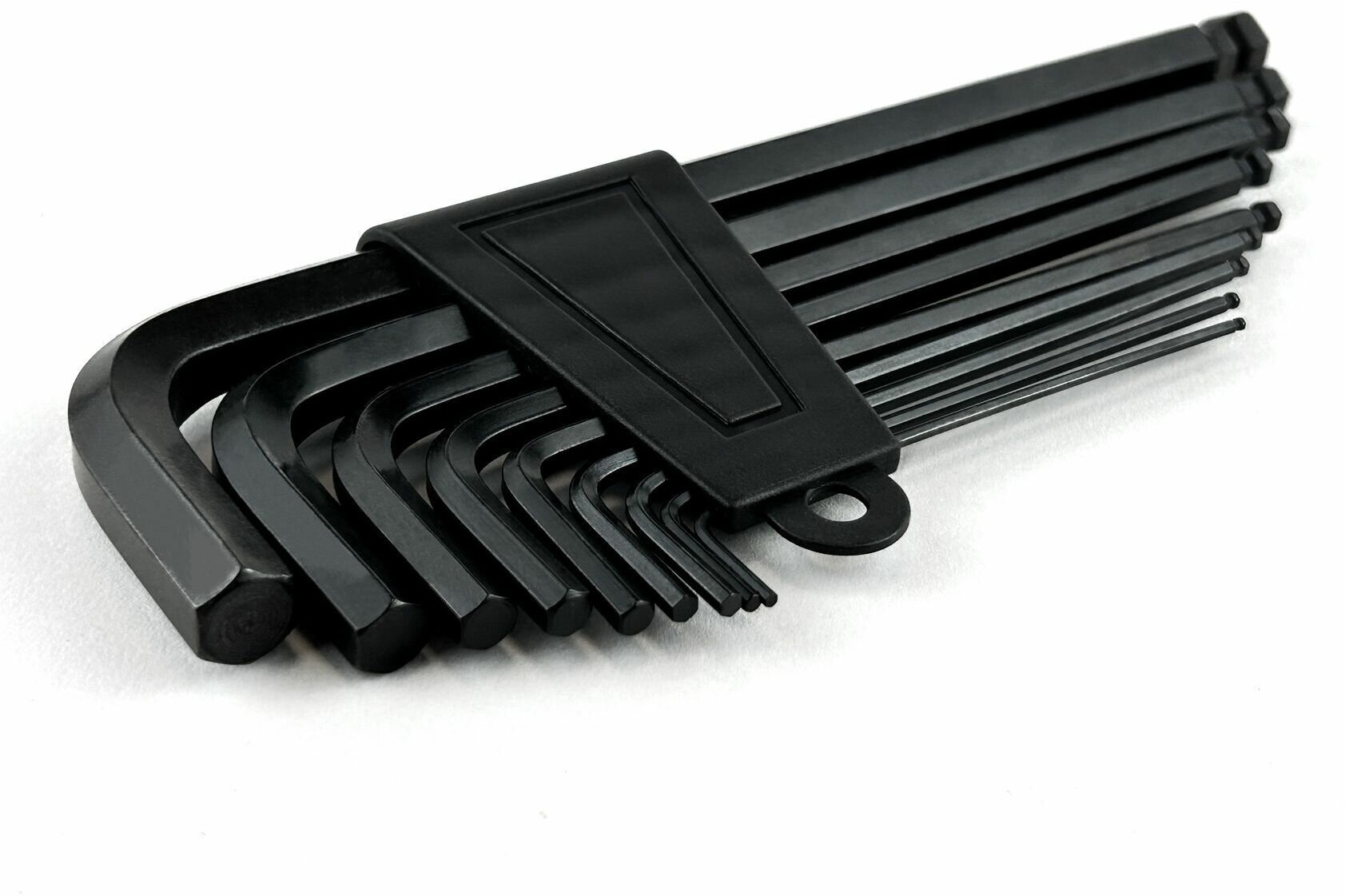 фото Набор шестигранников Kenli KL-9704 1.5-10мм (9 шт) в клипсе, черный