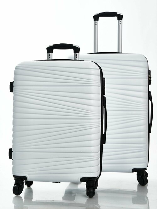 Комплект чемоданов Feybaul 31625, ABS-пластик, размер M, белый